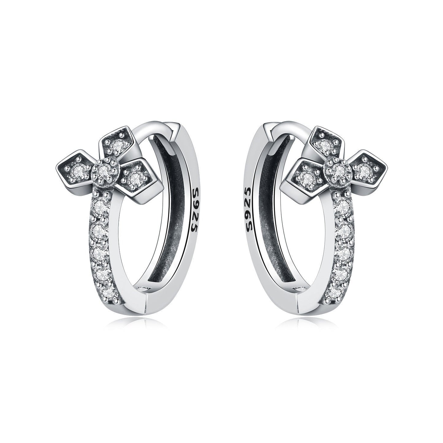 Ladies' vintage cross earrings