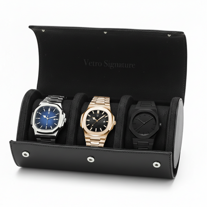 VETRO Collection – 3 Timepieces + Gift Case