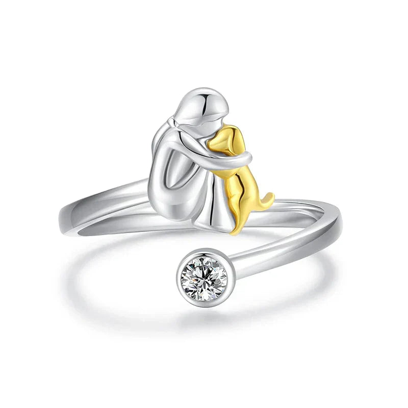 ForeverHug – Ring with Dog Symbol
